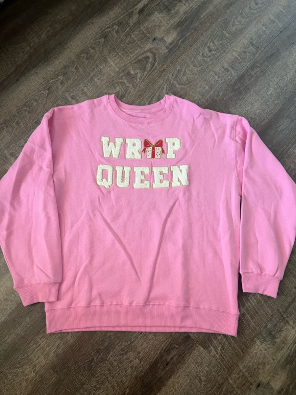 Goodie Two Sleeves "Wrap Queen" Women's Sweatshirt- Size Large